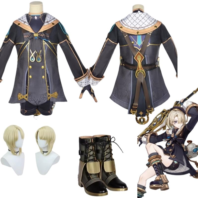 Amazon.co.jp: 原神 フレミネ コスプレ衣装 豪華版 フルセット