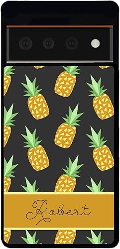 Miniatura 9 de Pineapple Fruit Personalized Black Rubber Phone Case Compatible With Google Pixel 10, 10 Pro, 10 Pro XL, 9a, 9 Pro, Pixel 9, Pixel 9 Pro XL, 8a, 8