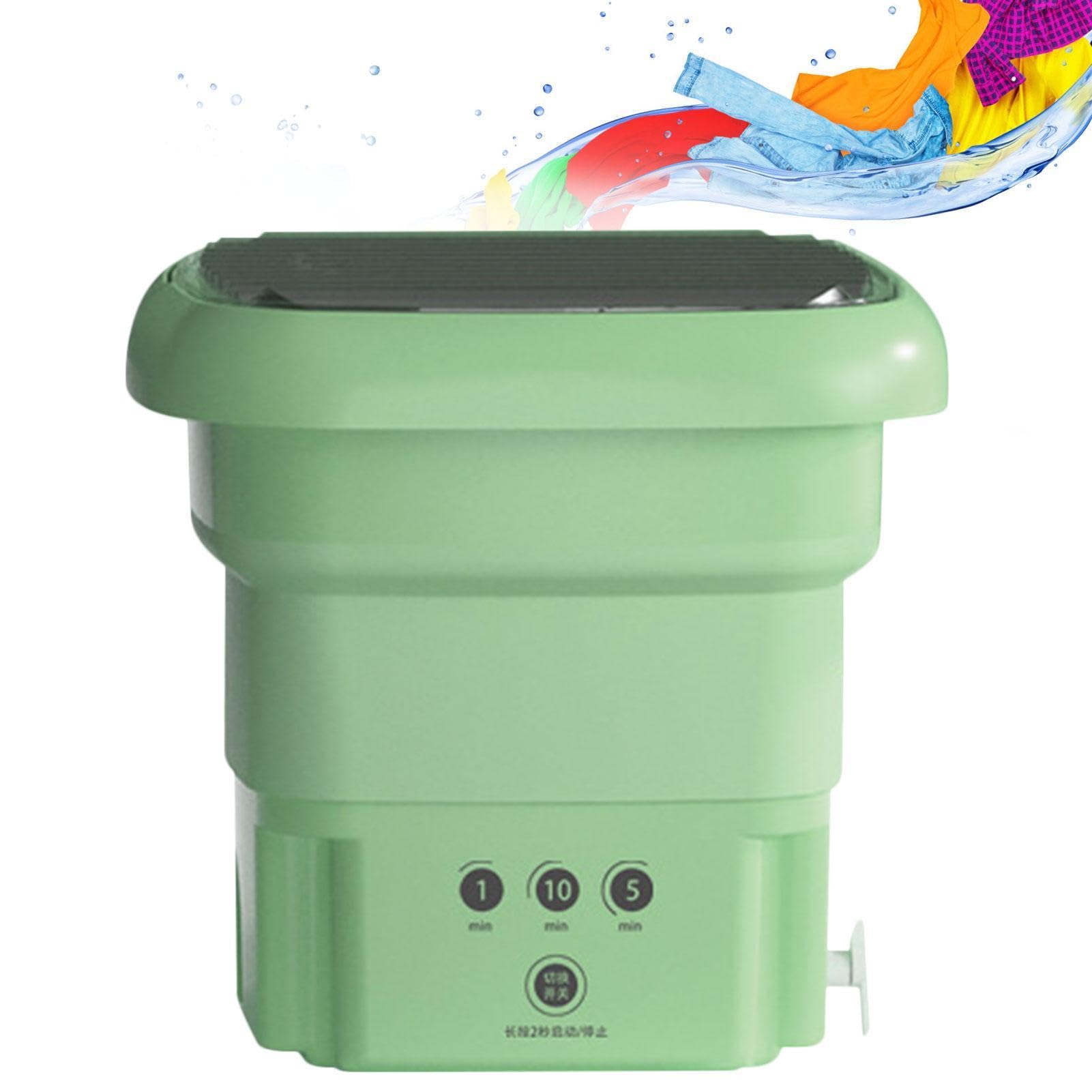 Blanchisserie de voyage : laveuse portative pliable contre le lavage main