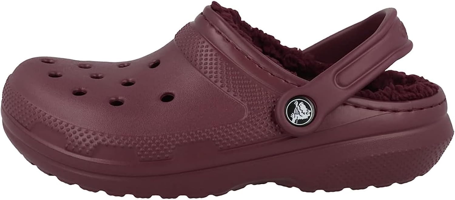 Crocs Unisex Adult Classic Lined Clog, Garnet, 5 Men/7 Women M US - Image 2