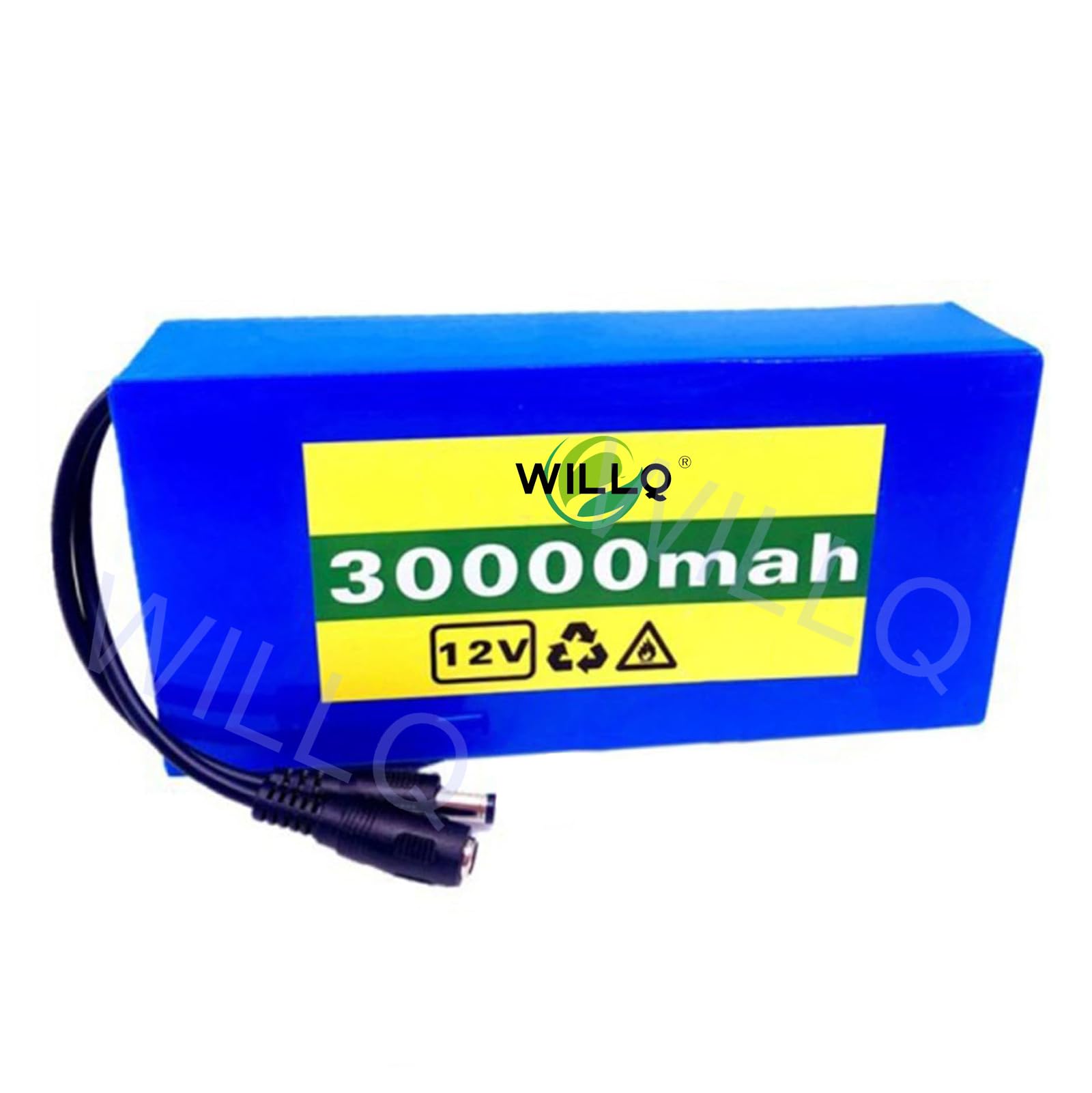 Batteria agli ioni Litio DC 12V 30Ah Batteria Ricaricabile 12V 30000mAh Batteria ai polimeri Litio Portatile 12 Volt con Caricabatterie per apparecchiature Alimentazione 12V