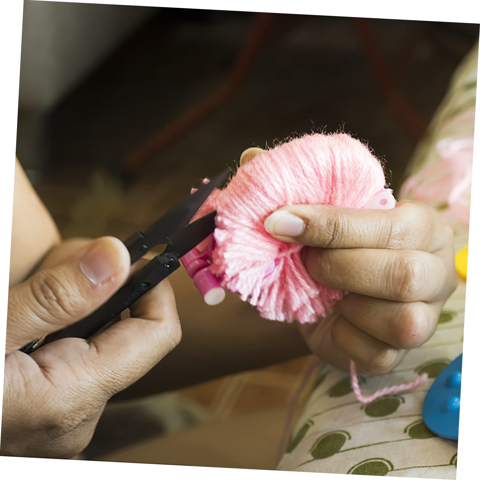 DOITOOL 3 Sätze Teiliges Pompon Maker Mit Bastelwerkzeuge Für DIY Wollknüpfprojekte Für Bastelliebhaber 8 Stücke * 3