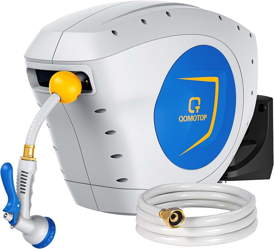 retractable water hose reel 100 ft