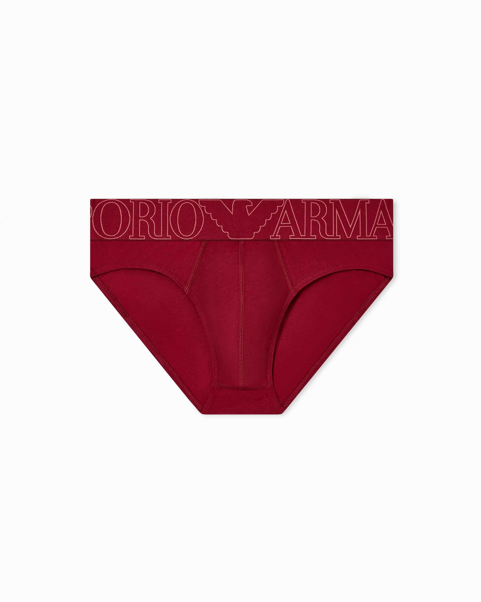 EMPORIO ARMANI Men's MEGALOGO Brief, RED, L