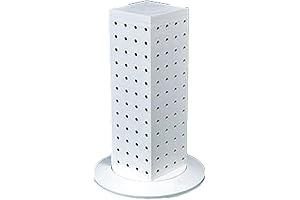 Azar Displays Peg Storage Carousel Counter Display