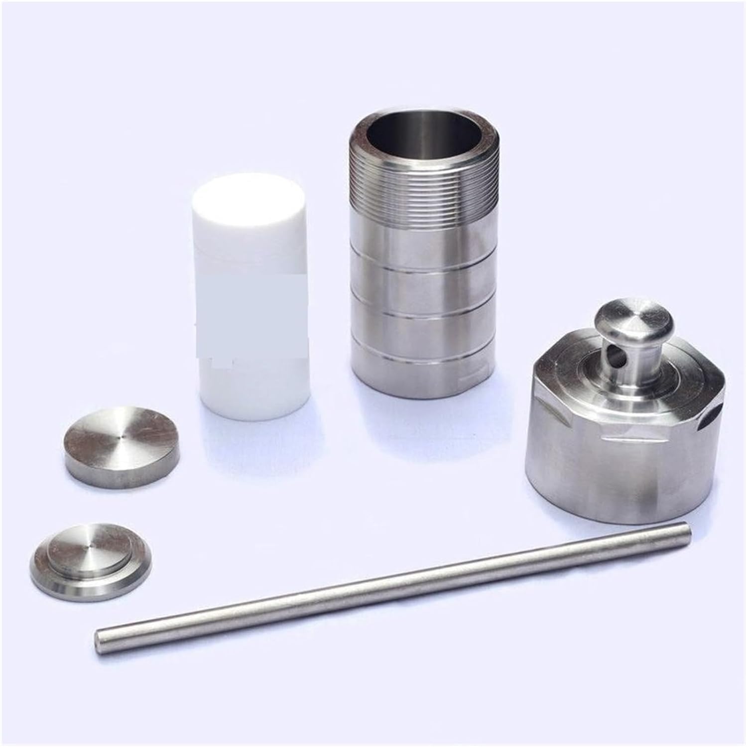 Laboratory hydrothermal Kettle 25ml/50ml/100ml/200ml/500ml/1000ml hydrothermal Synthesis Reaction Kettle(1000ML Complete Set)