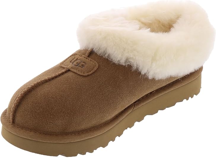 Amazon | UGG レディース Tazette スリッパ, チェスナット, 5 | UGG