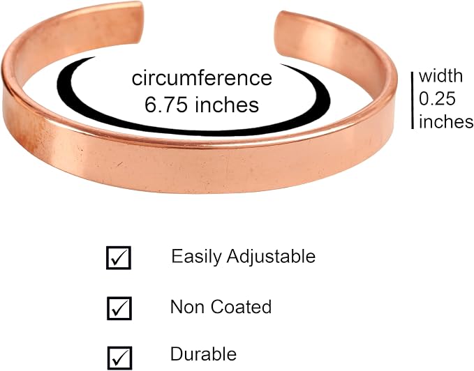 Touchstone Bracciale Indiano In Rame Fatto A Mano – Chakra, Ispirato Alla Tartaruga, Regalo Per Uomo E Donna - 5