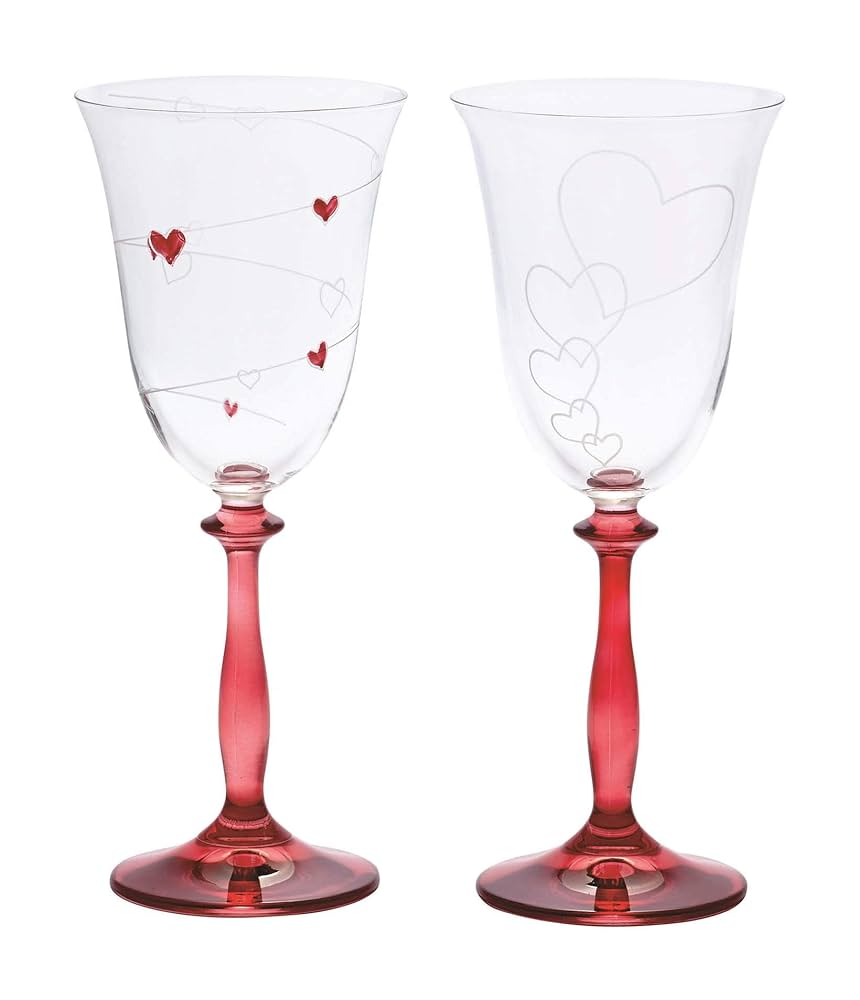 ELBE AJKA エルベクリスタル アイカクリスタルグラス ハンガリー製 2客 未使用品 ELBE AJKA クリスタルワイングラス ペア ハンガリー製