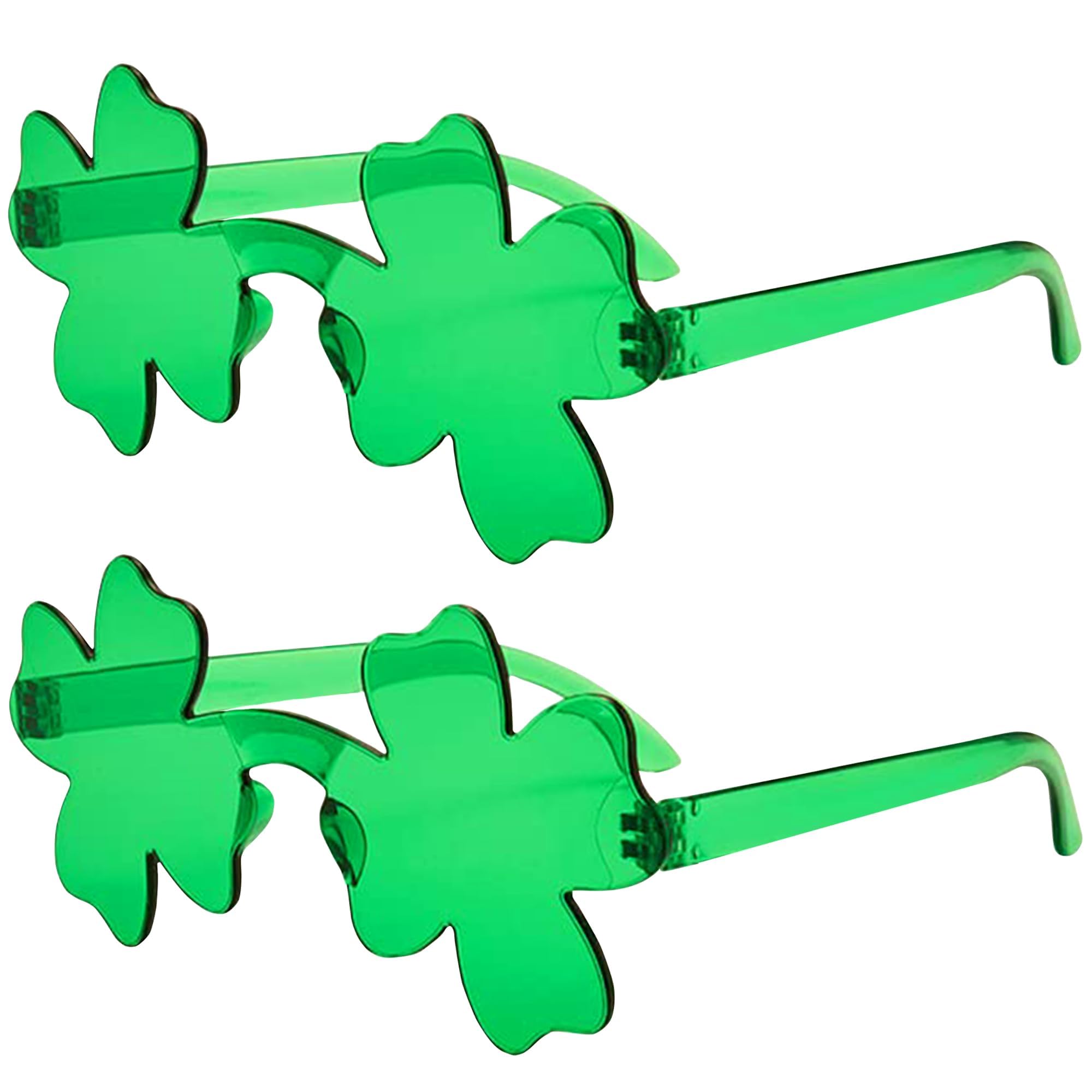 XiawaLangzhuo 2 Pair Star Shaped Sunglasses Transparent Color Star Glasses Pentagram Glasses for Women Children Party Favor