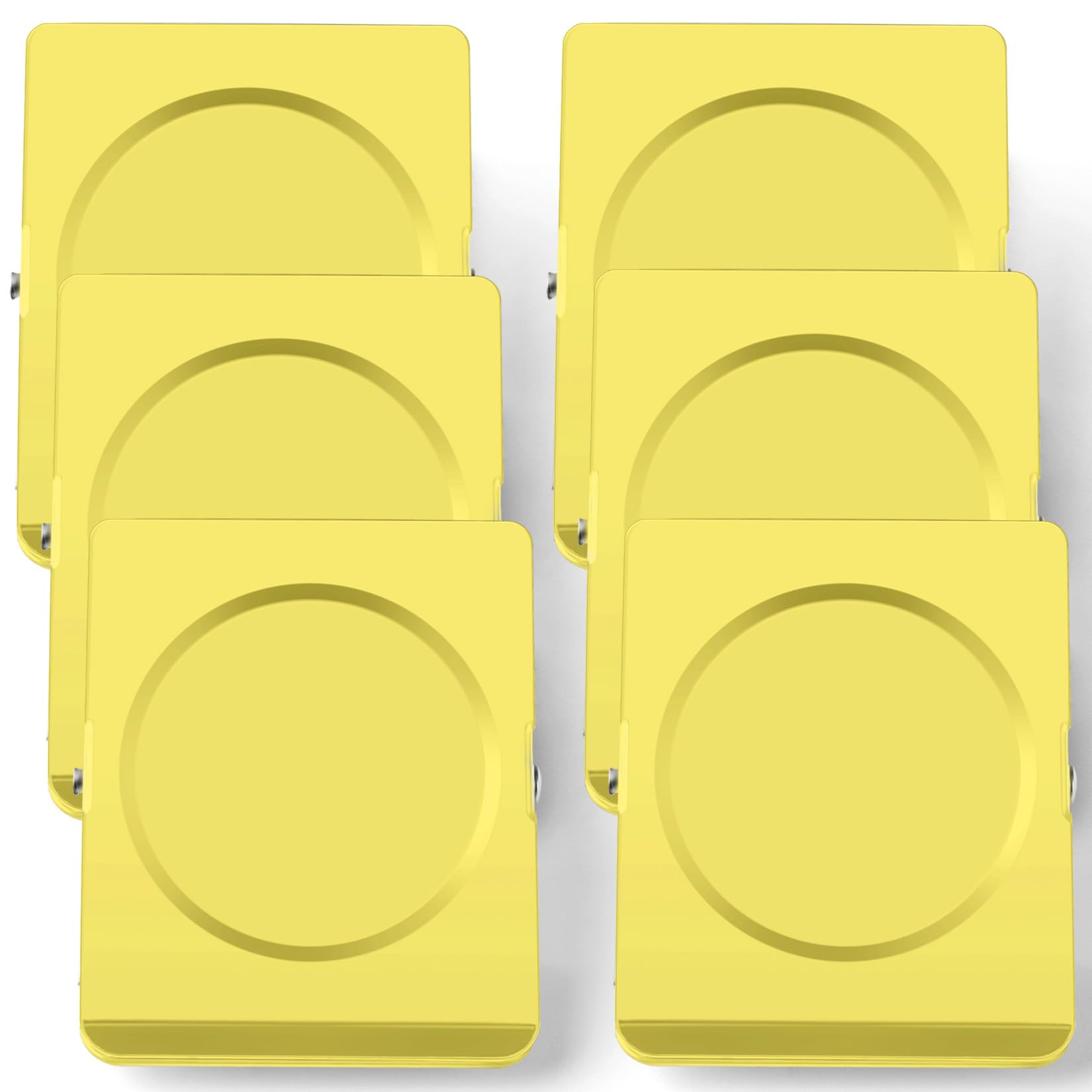 Grtard Strong Magnetic Clips, 2.2 Inch Extra Large Magnetic Clips Heavy Duty, 6Pack Magnet Clip for Fridge, Clip Magnets for Refrigerator, Whiteboard,