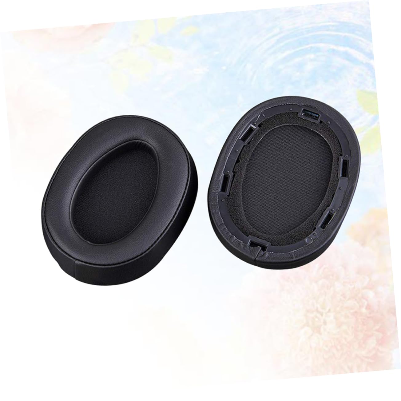 Angoily 3pièces Housse De Remplacement pour Écouteurs Mdr Coussinets Éponge Confortables Installation Facile Noir