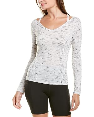 SHAPE activewear Womens South Street Long Sleeve V Neck TEE