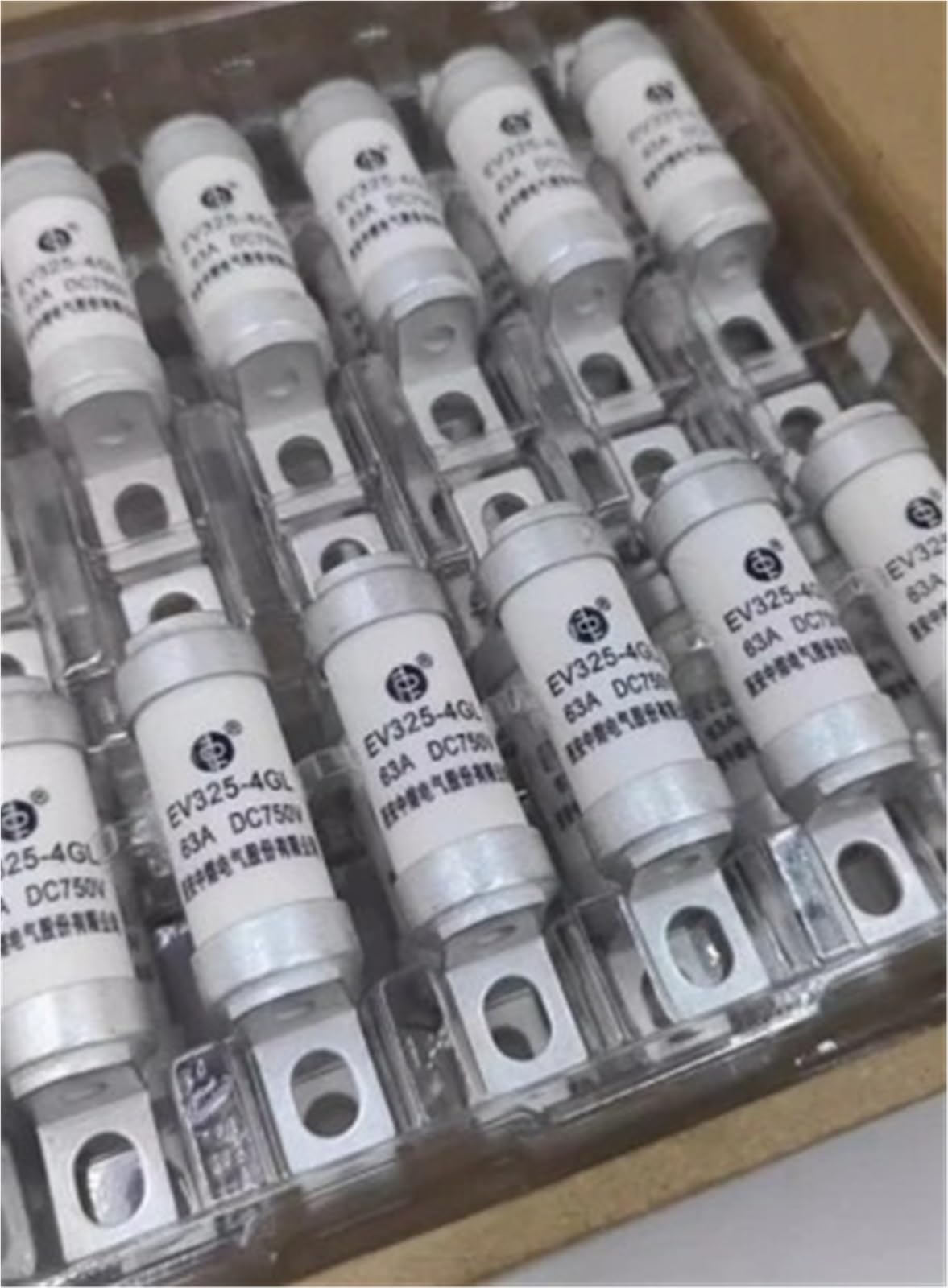 Fuse EV325-4GL32A cartouche fusible cylindrique 32A pour tableau électrique triphasé