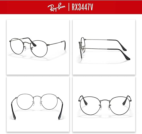 Miniatura 3 de Ray-Ban RX3447V - Gafas redondas para hombre y mujer + paquete con kit de gafas de diseñador iWear