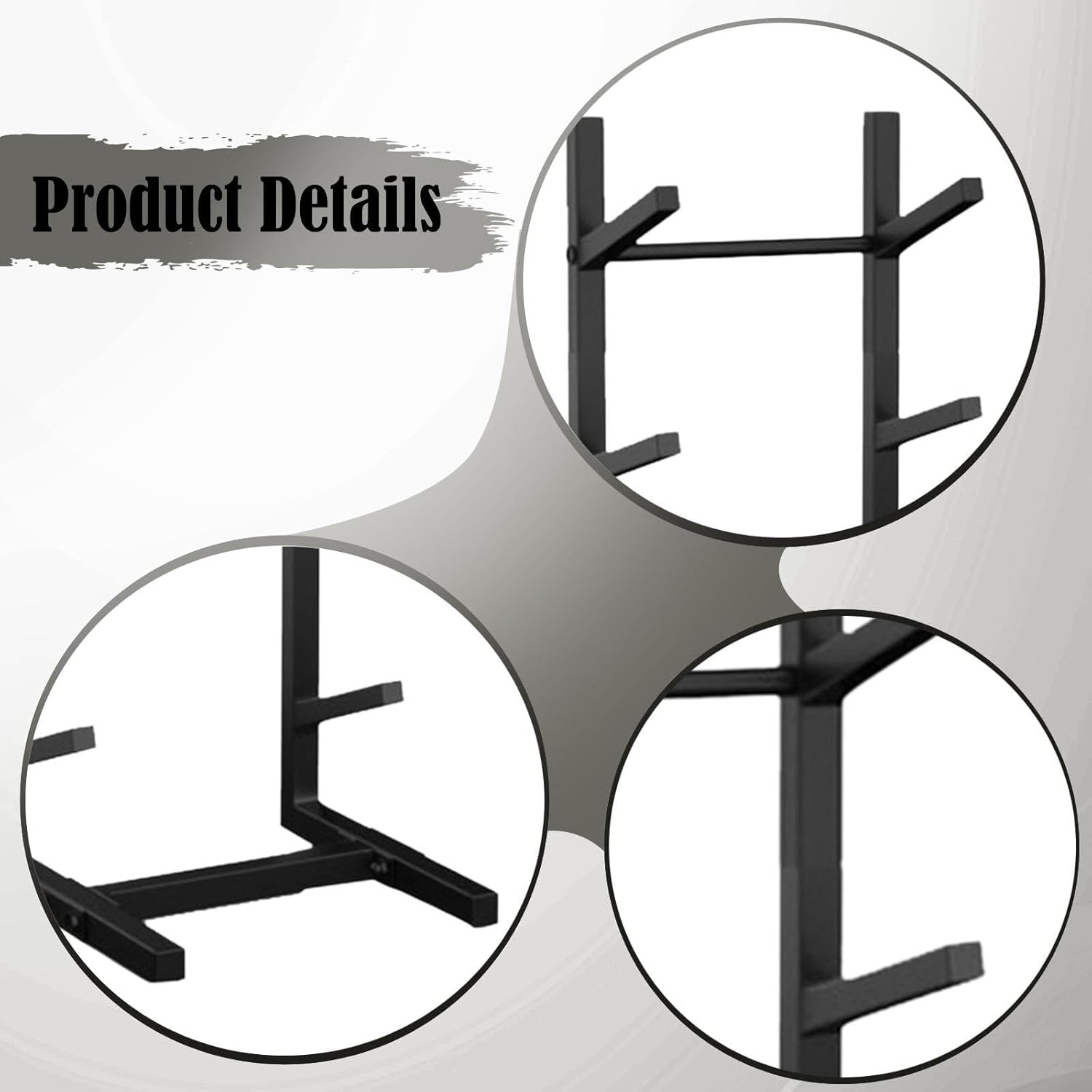 スケートラック スキー＆スノー収納ラック 3段 安定感 スケートホルダー ロングスタンド クラブ ホーム スケートショップ用