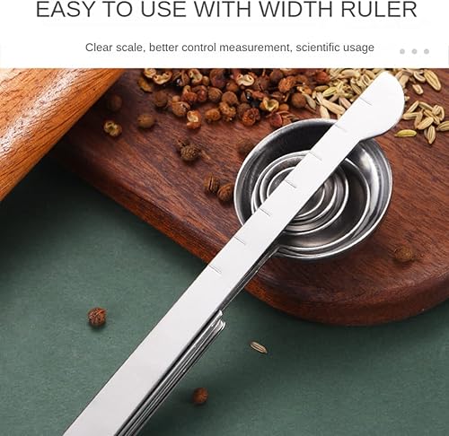 Miniatura 7 de Cuchara de medición portátil con diseño de hebilla colgante para granos de caféleche en polvocondimentos para tu cocina, juego de cucharas de