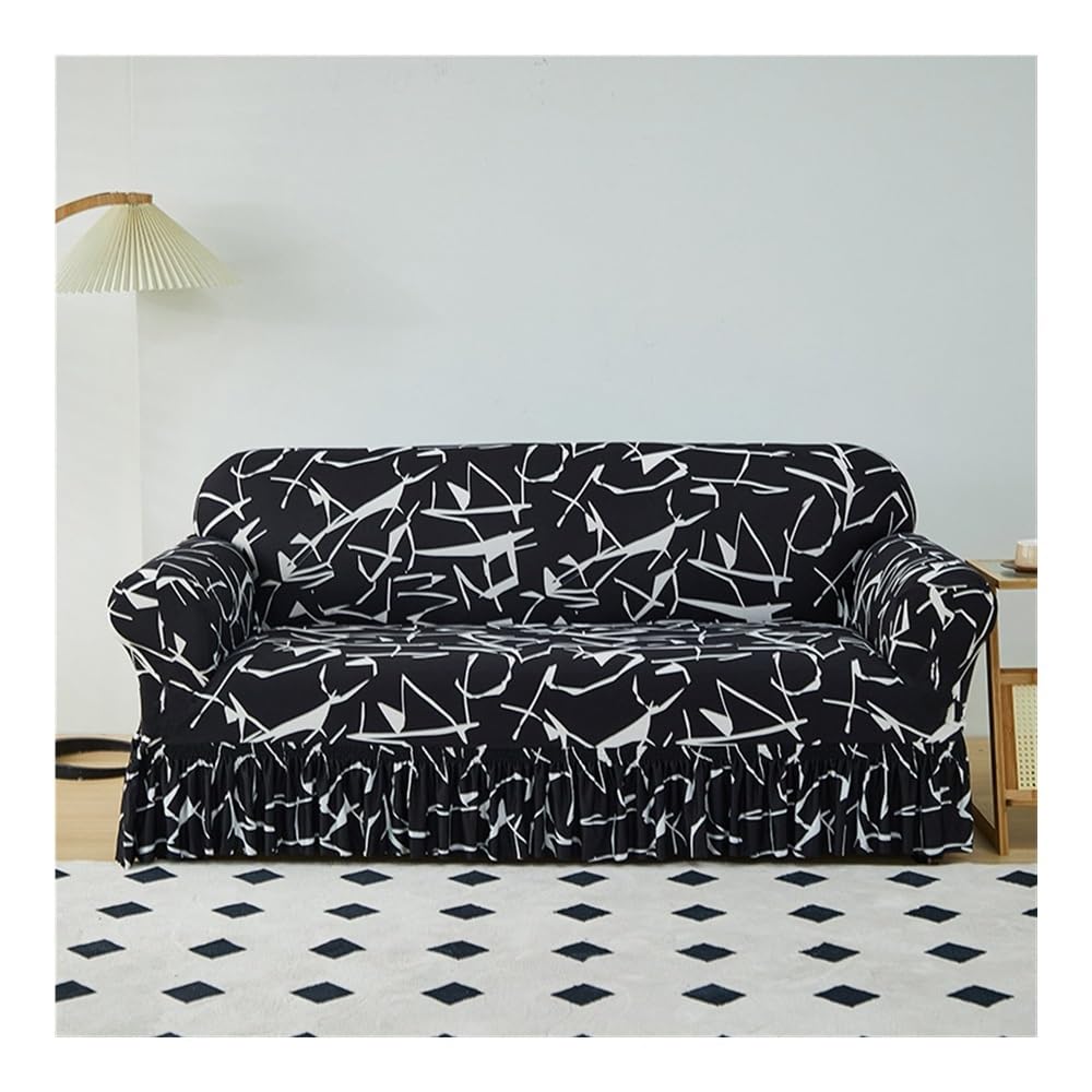 Housses de canapé extensibles et lavables pour meuble gris