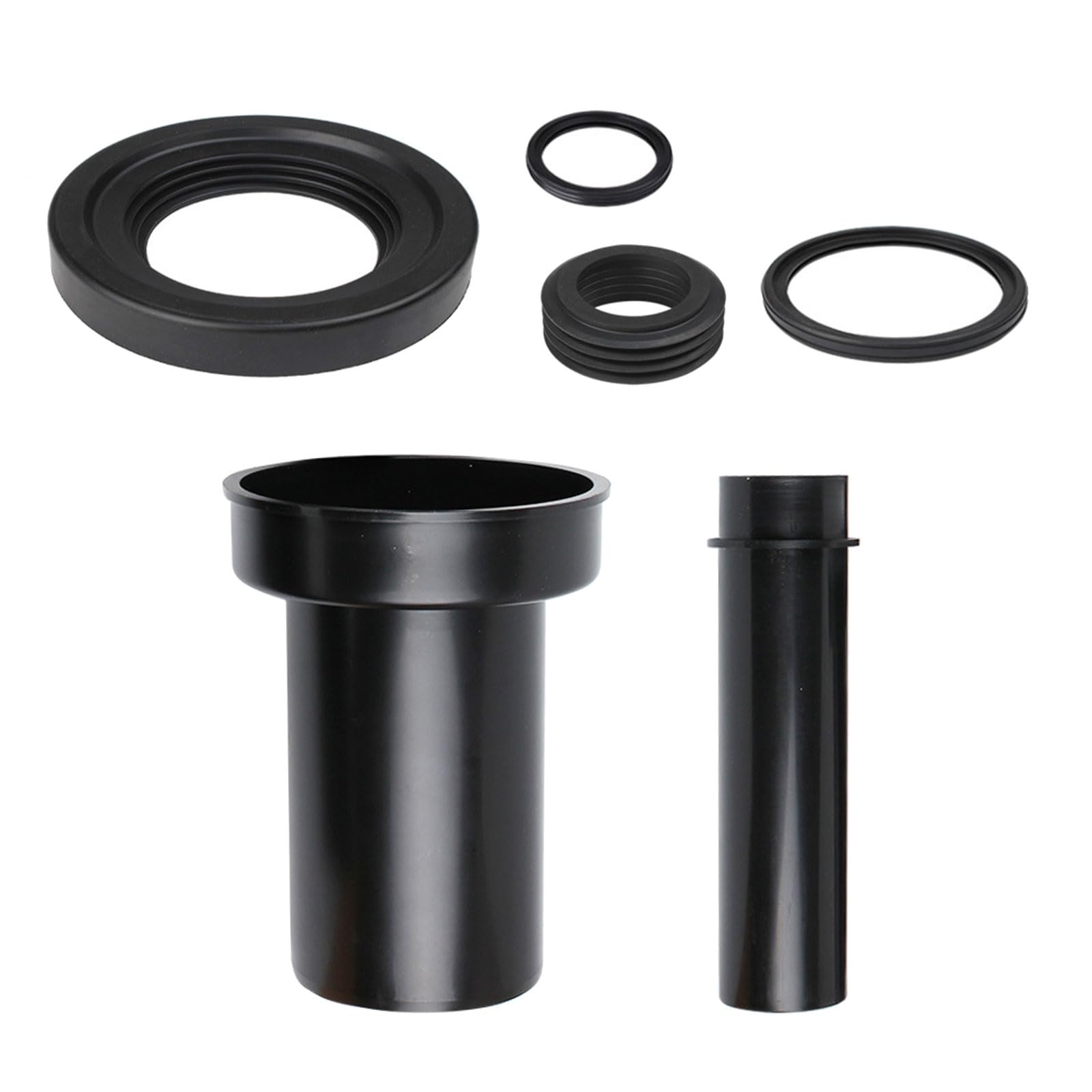 Wall Mounted Toilet Seal Rings Set Rubber Seal Gaskets Pressure Resistant Toilet for Leak & Control in Wall Gaskets