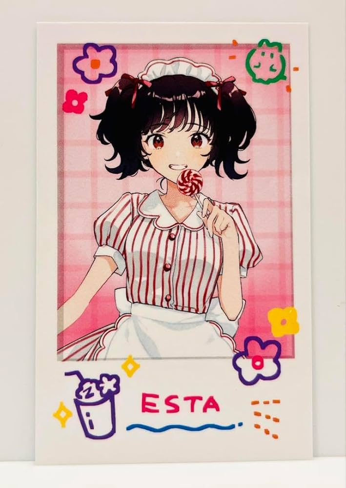Amazon.co.jp: エスタ チェキ風カード ハニトーカフェ きみ死ぬ