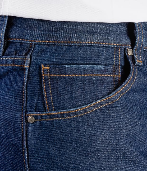 Generic Denimcowboys - Men's Classic Cotton Jeans Regular Fit with 5 Pockets4