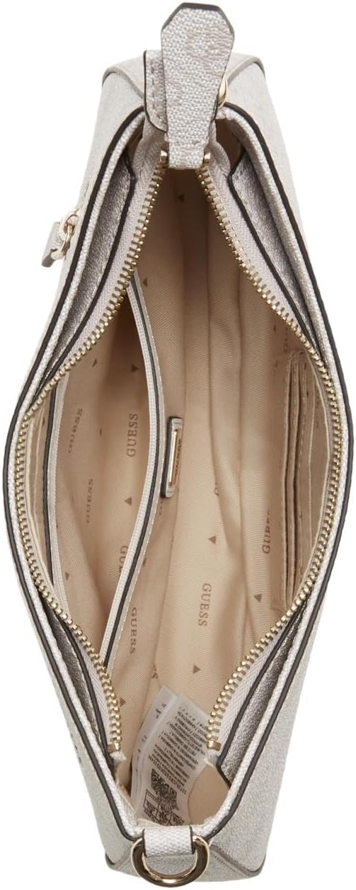 GUESS Noelle Top Zip Shoulder Bag, Dove Logo: Handbags: Amazon.com 