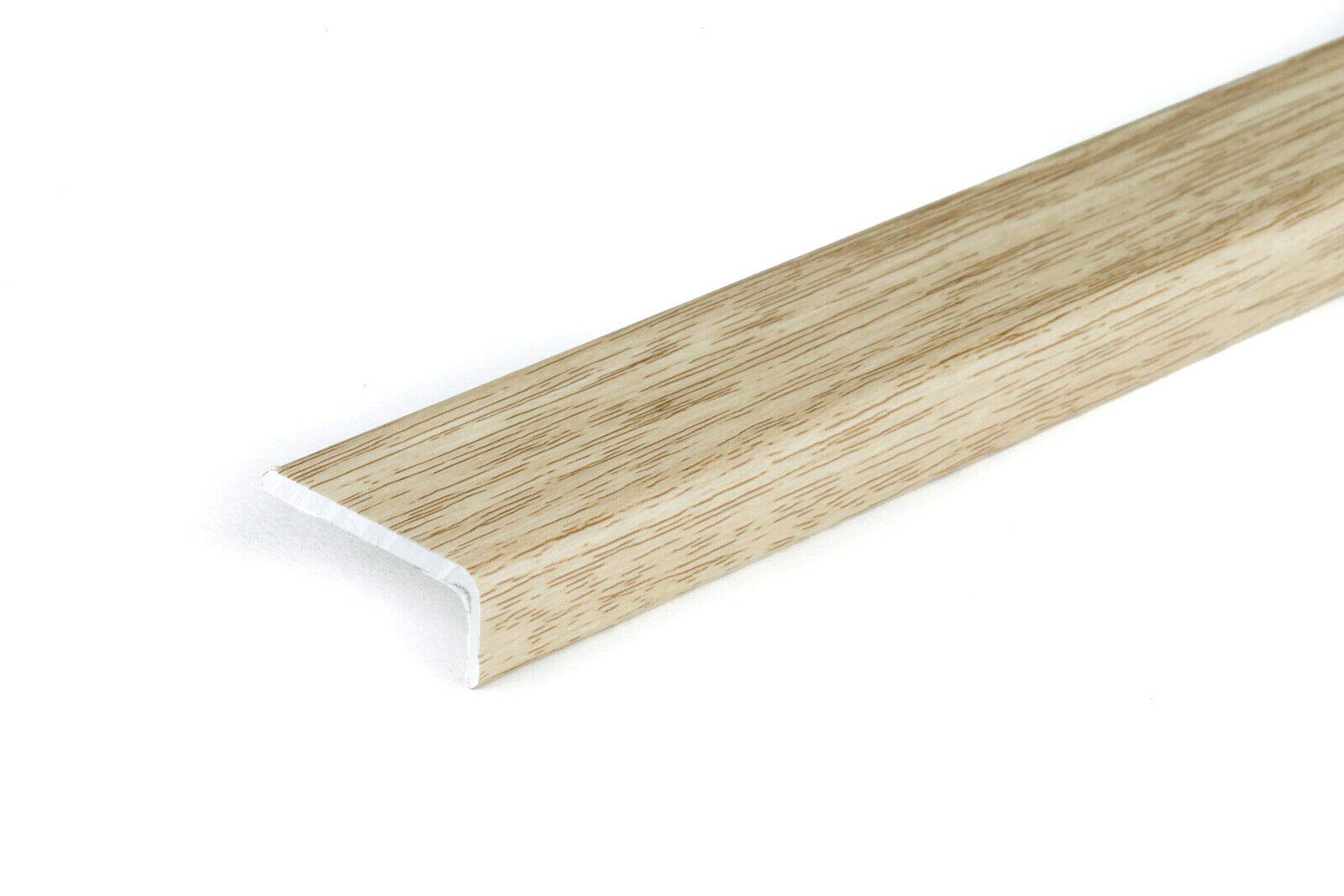 Cezar Sand Oak Self-Adhesive Wood Effect Threshold 1M Door Stops End Laminate Floor Edge Strip Trim Tmw Profiles (Sand Oak)