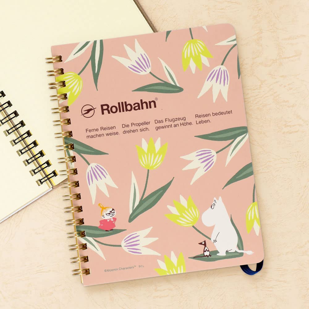 は*り様 Rollbahn ポケット付メモ L ムーミン柄 4種 は*り様 Rollbahn