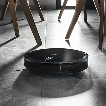 Robot Aspirador y fregasuelos Conga 1090 Connected, App Control, Aspira, Barre, Friega y Pasa la Mopa, 1400Pa, Cepillo Especial Mascotas, Fregado Inteligente, Control por Voz Alexa y Google1