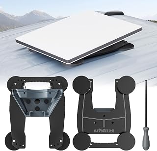 Starlink Mini Mount, 200lbs Heavy Duty Starlink Mini Magnetic Mount with Adjustable Magnets Installation Holes, Lockable Star Link Mini Roof Mounting Kit for RV Car Boat Truck-Aluminum Alloy