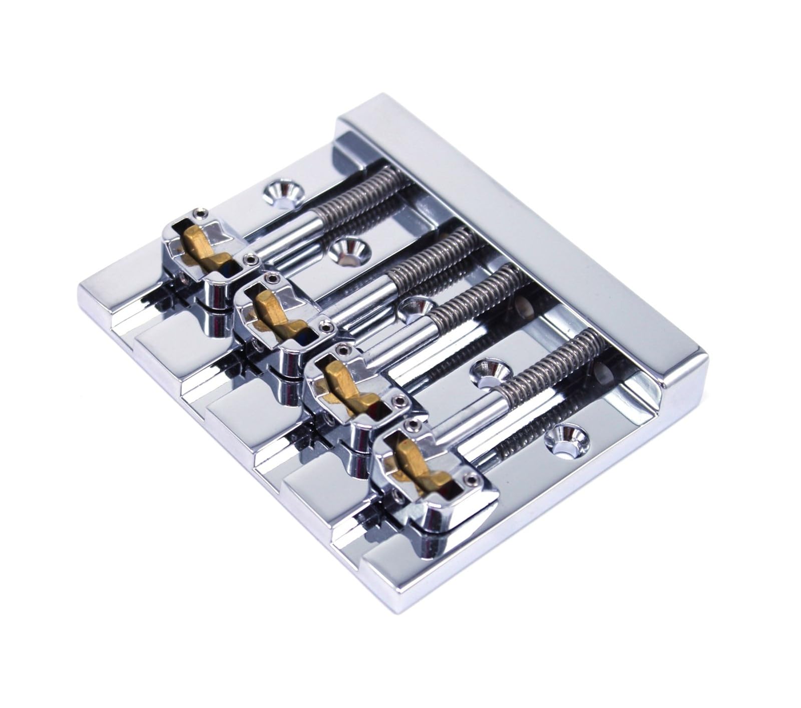 Hipshot KickAss High-mass Bass Bridge for 5-bolt Fender, Chrome