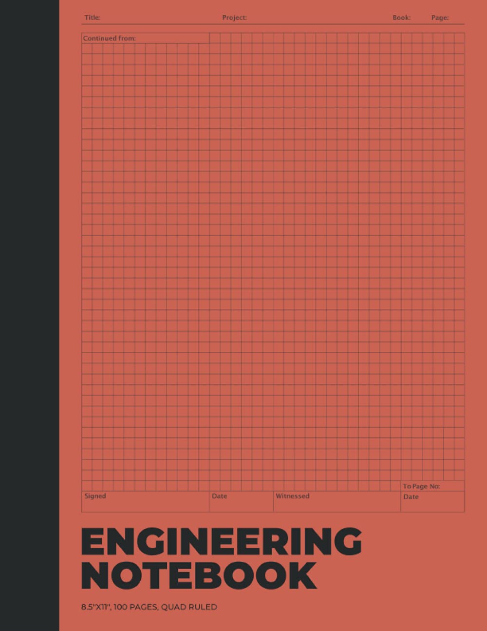 BookFactory Red Engineering Notebook - 168 Pages Jamaica