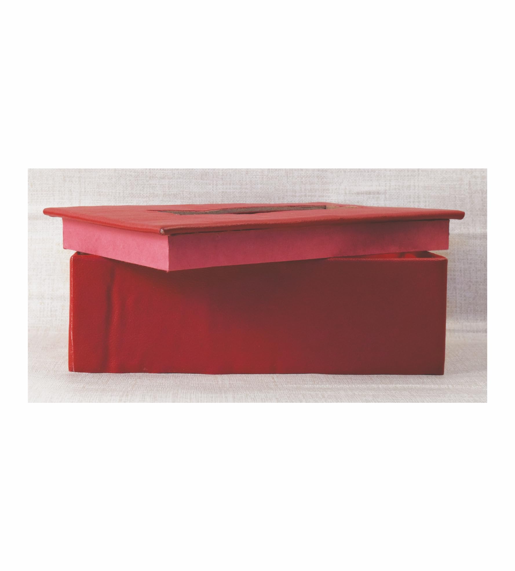 002 Red Paper Tissue Box Holder 3