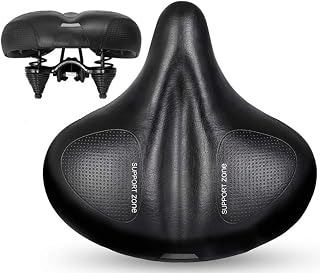 YUEBAOBEI 27 X 25 Cm Seat Cushion Bicycle Polyurethane, Most Comfortable Bicycle Seat for The Elderly, Universal Bike Seat Substitution, Extra Large