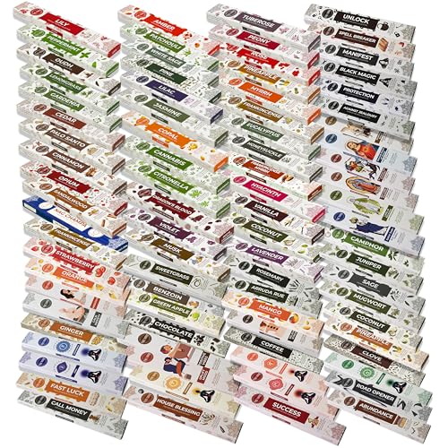 Trumiri Incense Sticks - Insence-Sticks - 12 Random Scents Variety Pack of Insense Inciensos - 20 Inscents-Sticks per Scent - Total 240 Incents + Holder Burner