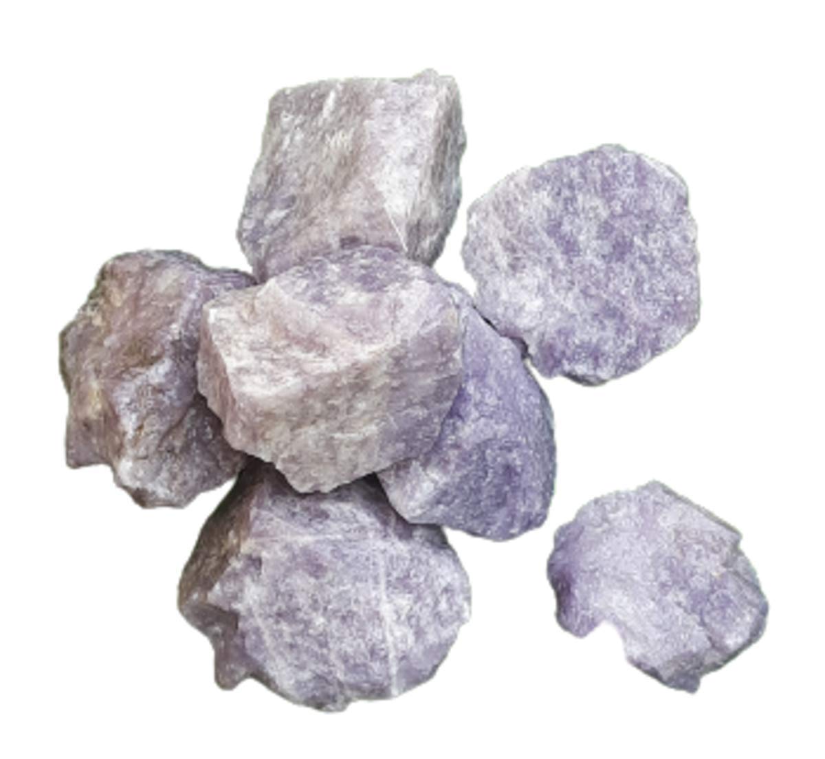 Maitri ExportMaitri Export Natural Lepidolite Raw Stone Rough Chunk Rock Raw Gemstone Reiki Healing Crystal Stones (500gm, Lepidolite)