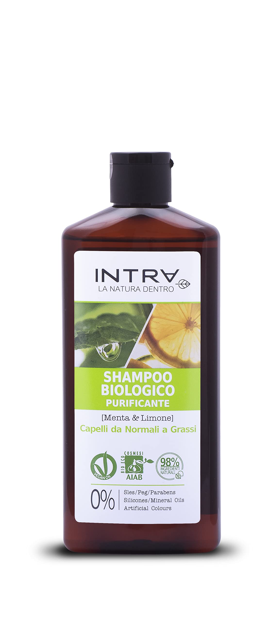 Intrà Organic & Vegan Hair Shampoo - 285 g
