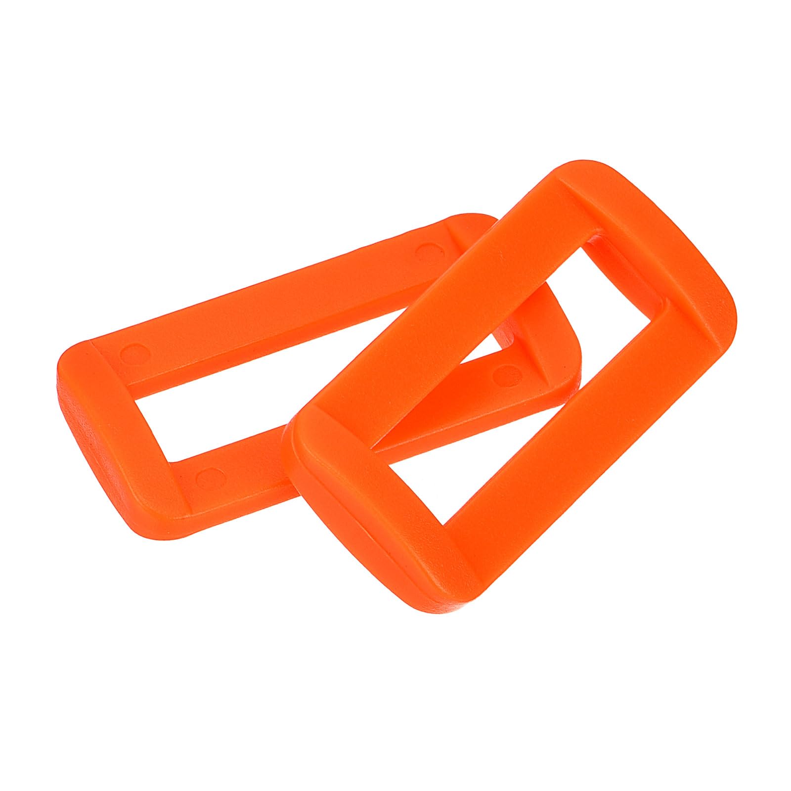 uxcell 16Pcs Plastic Rectangle Ring, Rectangle Slide Buckle, Webbing Belt Buckle Slide Loop for DIY Backpack Purse Strap