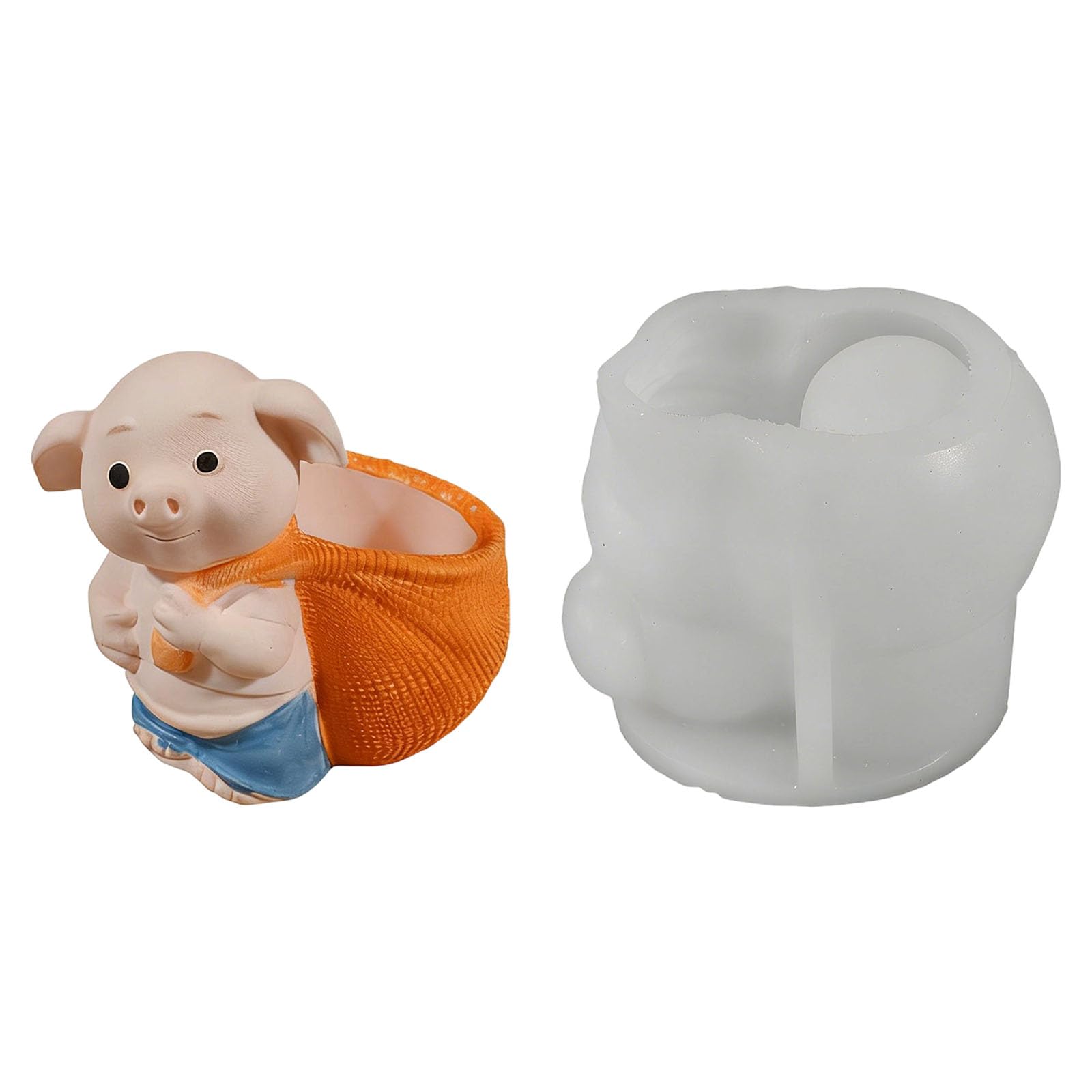 Alksubbm Food Safe Silicone Pigs Carrying Sacks Crafting Tool Irregular Shape Making
