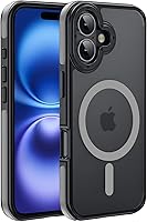 Vista 150 de Funda magnética para iPhone Air con protector de lente de cámara, protección grado militar de 10 pies, compatible con funda MagSafe Slim para iPhone