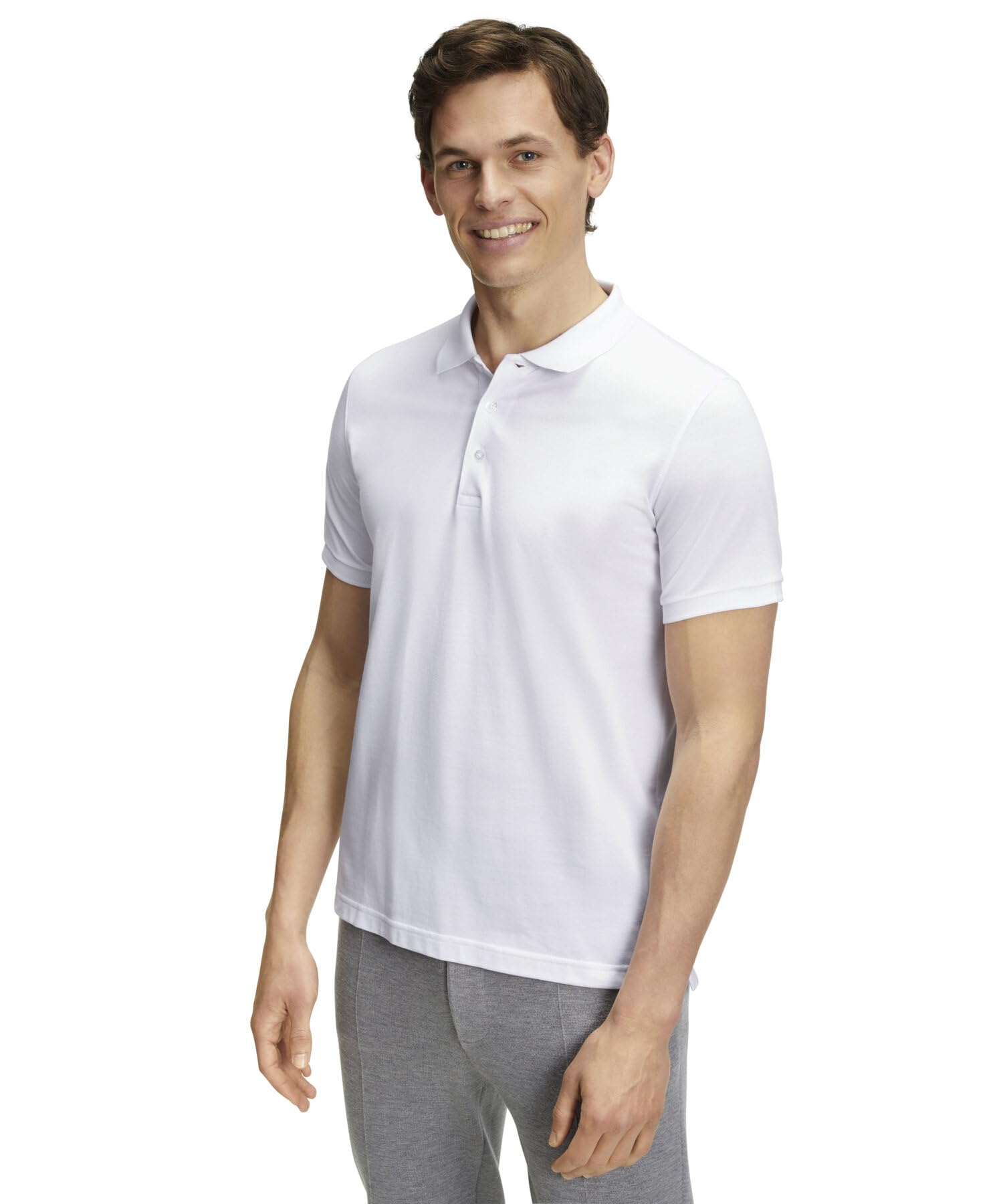 FALKE Herren Basic Polo Shirt Piqué M Pl Baumwolle Weich Hautfreundlich 1 Stück Polohemd (1er Pack)