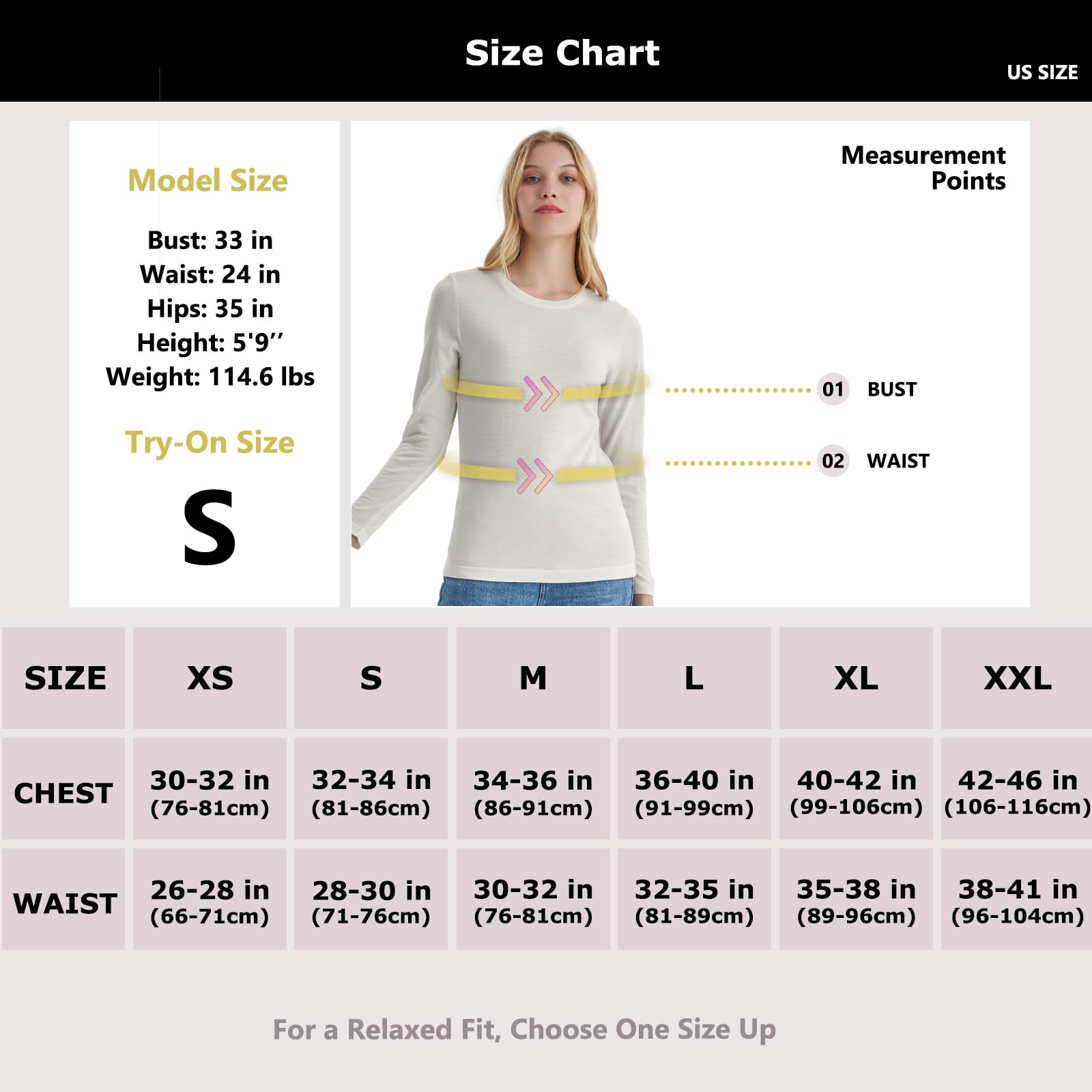 Merino Protect Suéter De Lana Merino 100% Mujer Camiseta Térmica Ropa Interior Ligera Suave Ideal para Senderismo Esquí
