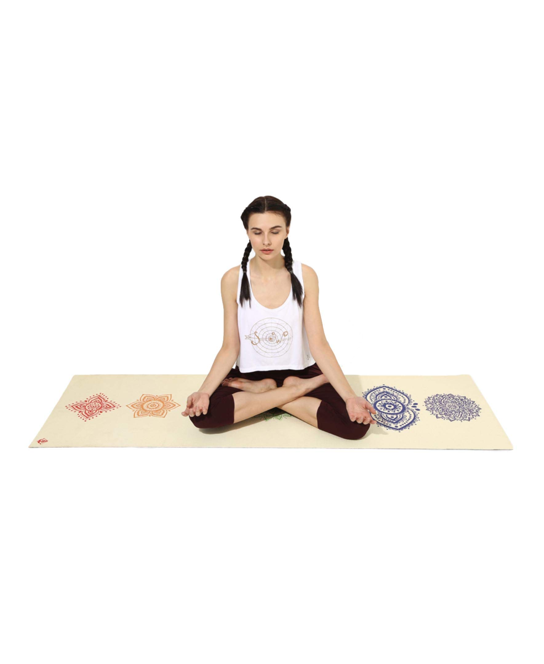 Spiritual Warrior Chakra Yoga Mat - Artist Designed, Premium