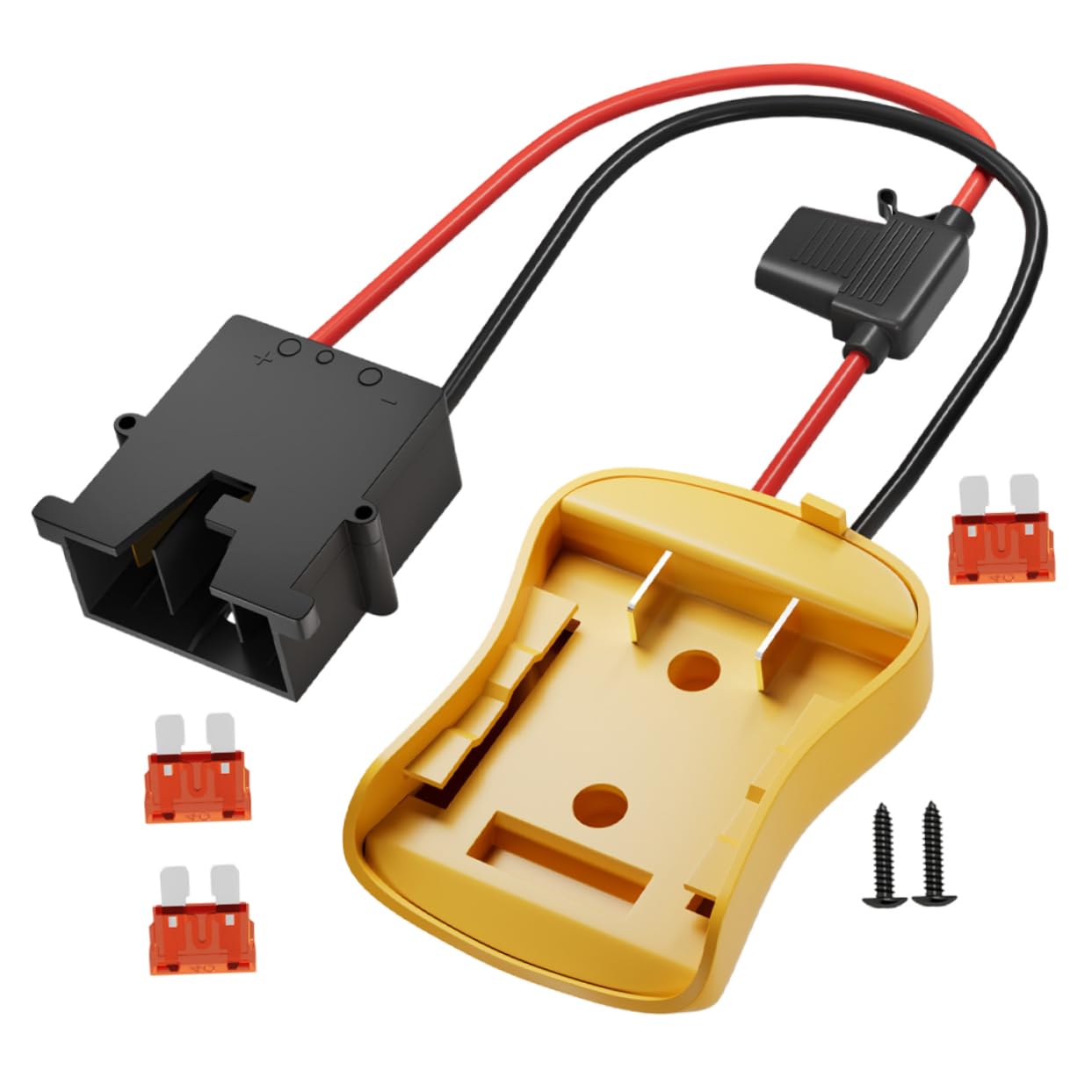 SHINEOFI 5 Pezzi Adattatore Batteria Convertitore Caricabatterie Adattatore Di Alimentazione Adattatore Del Connettore Di Alimentazione Adattatore Fai Da Te Adattatori Ottone