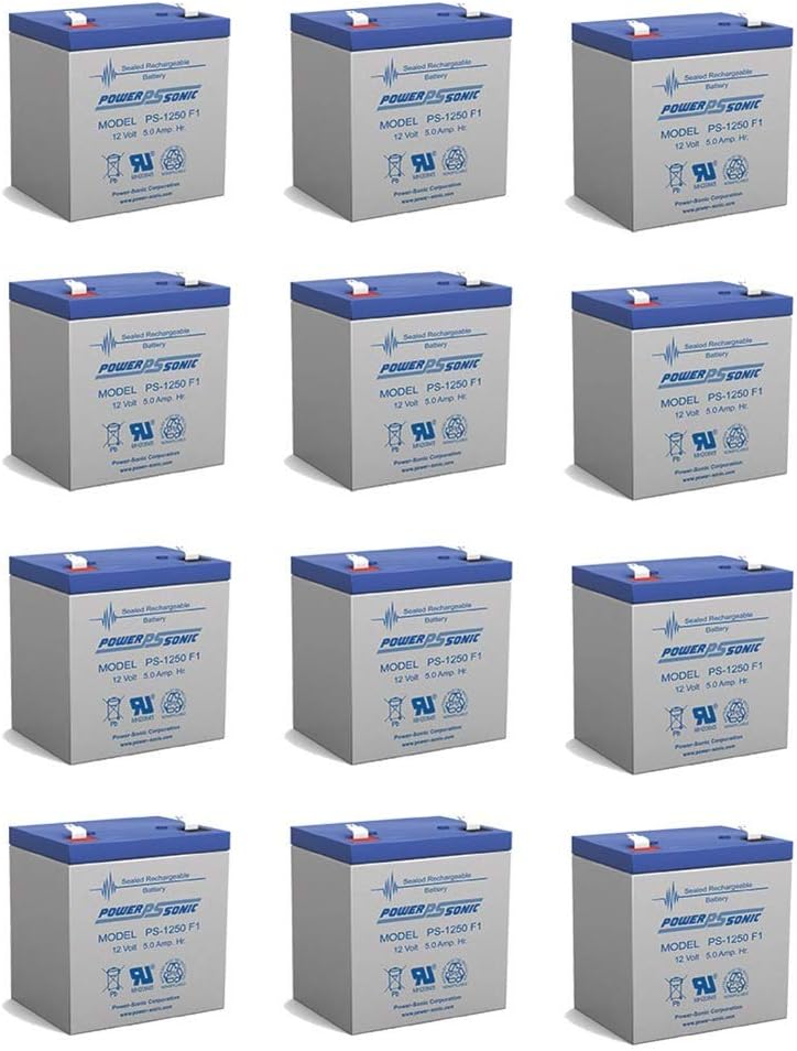 12V 5AH ARJO Chair Lift SLA Replacement Battery - 12 Pack