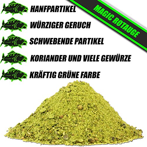 Angel-Berger Magic Baits Groundbait Grundfutter Angelfutter Verschiedene Sorten Futter (Magic Rotauge, 3Kg)