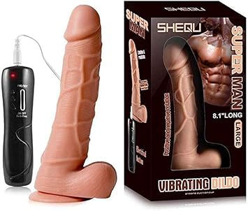 Realista consolador vibrador ventosa ventosa para mujeres ...
