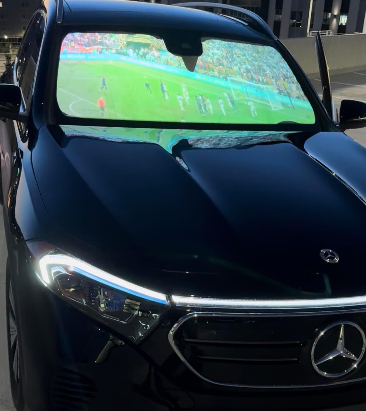 Pranos Hologlass- Car Window Display System (Front Windshield - with Media Player)