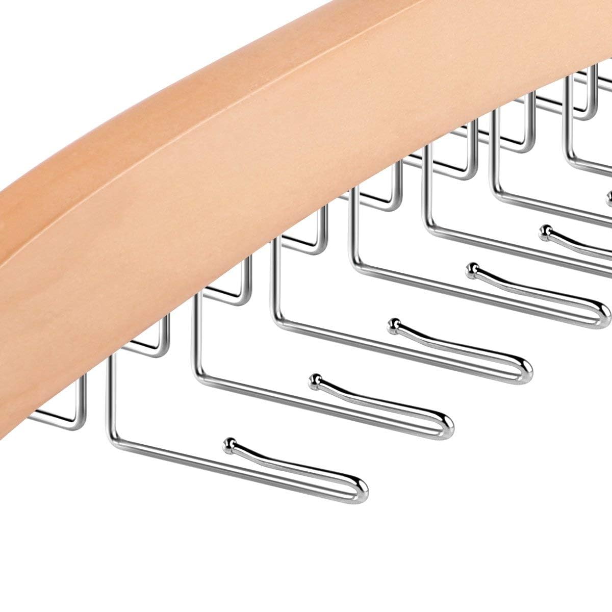Porta-Cravatte, Gancio Per Cravatte In Legno, Ganci Singoli 24 Leganti In Legno Naturale, Organizer Per Appendere Cravatte, La Scelta Migliore Per Il Tuo Armadio Organizer