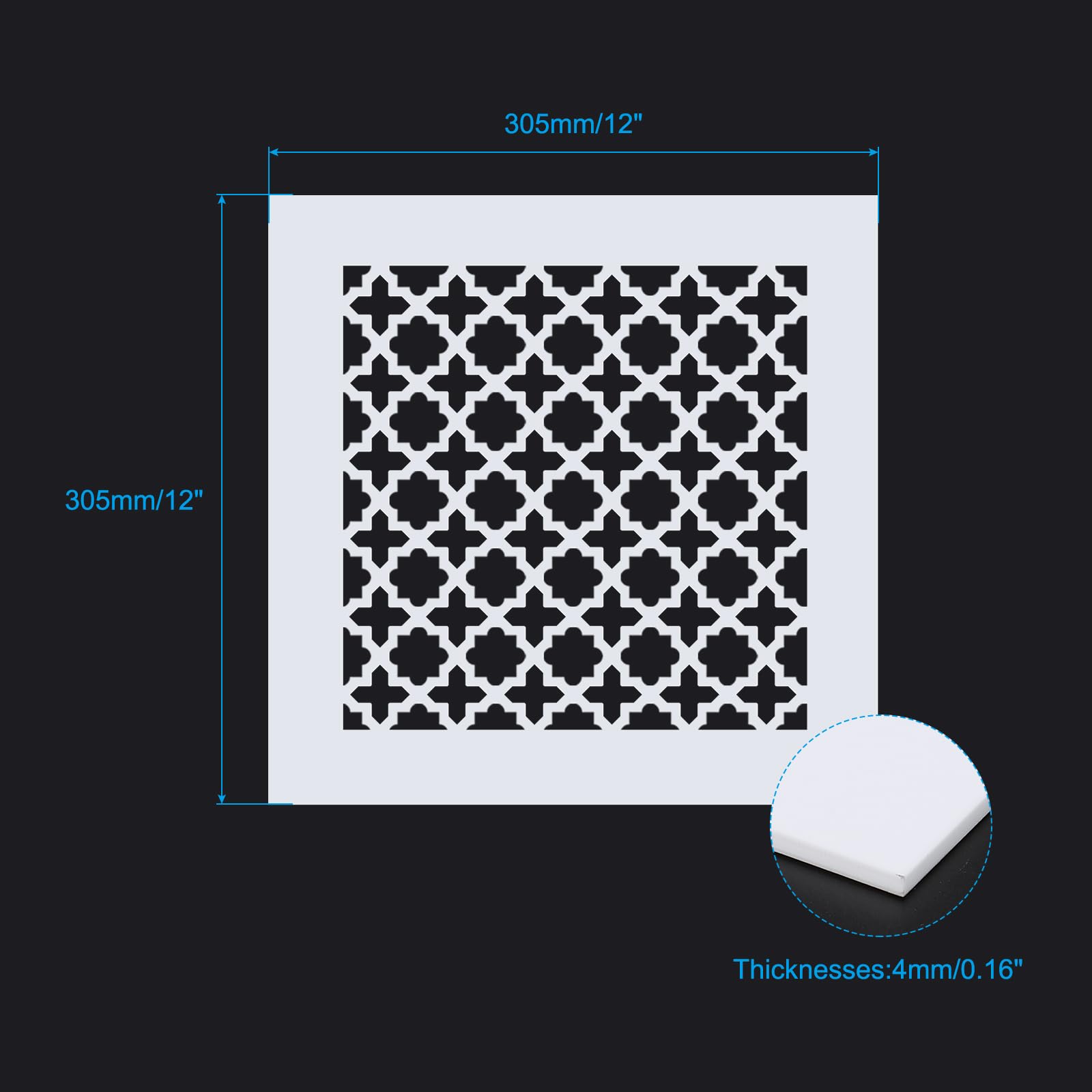 PATIKIL Air Vent Cover Grille for 9.5"x9.5" Duct Opening - Image 2